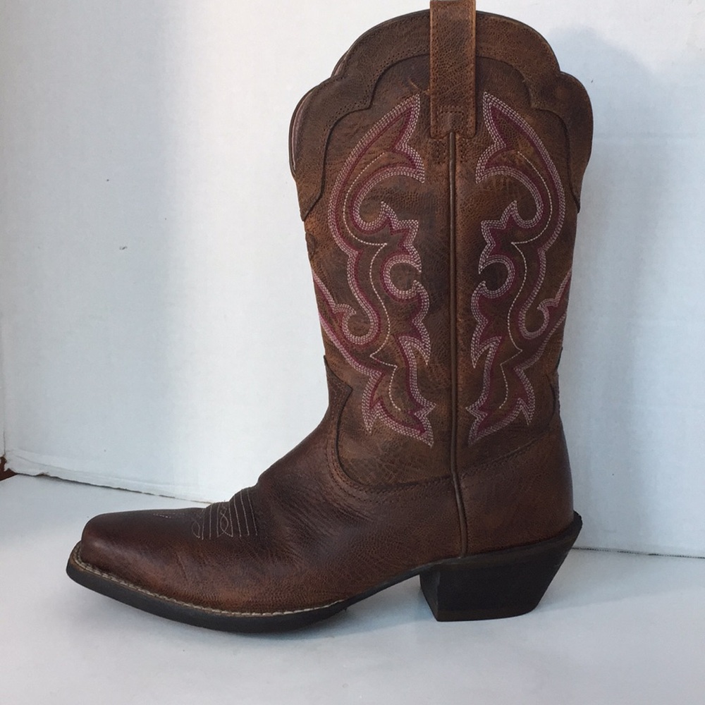Ariat Cowgirl Western Horse Round Up Boots 7B